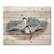 Designart - Vintage Birds In The Wild IX - Traditional Print on Natural Pine Wood
